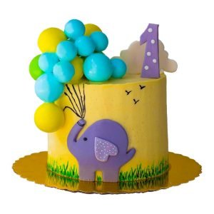 Elephant Theme Cake-2