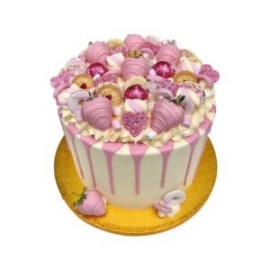 Strawberry Marshmallow Cake