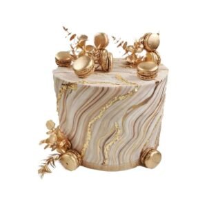 Metallic Gold Cake