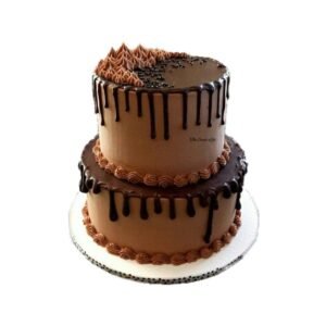 Simple Choco Dripping Cake