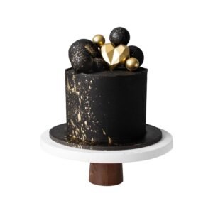 Gold Black Cake 4