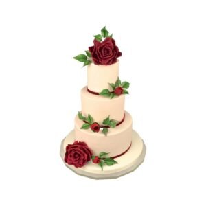 Elegant 3 Tier Cake-1