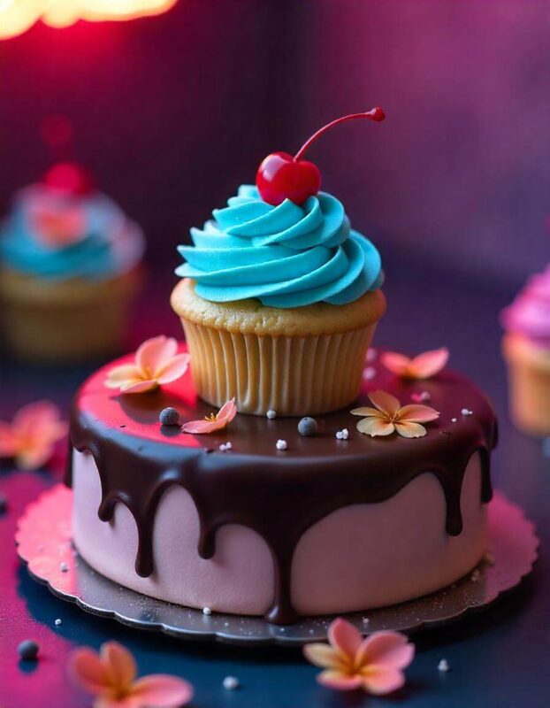Cupcake Theme Cake