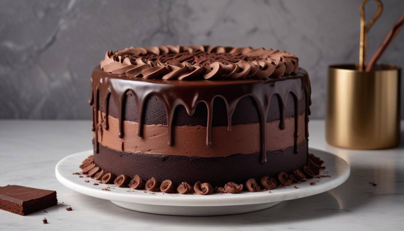 Chocolate Bliss Cake / Cocoa Serenade