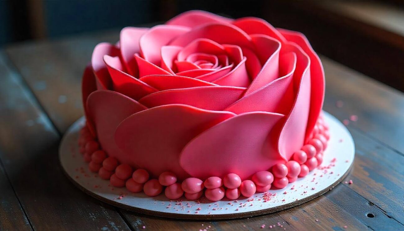 Rosy Delight Cake