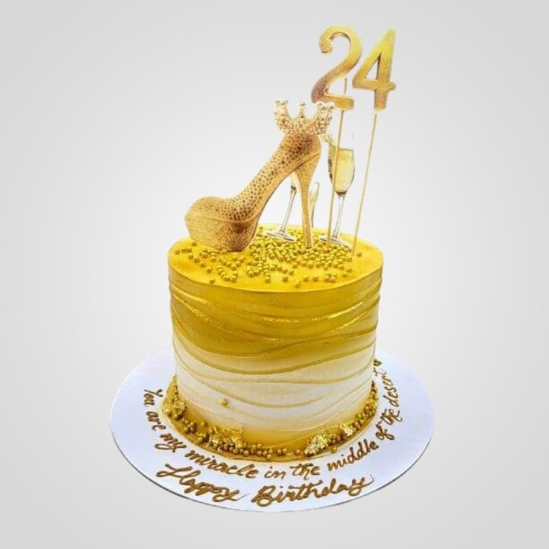 Glamorous Gold Cake Glamorous Gold Cake