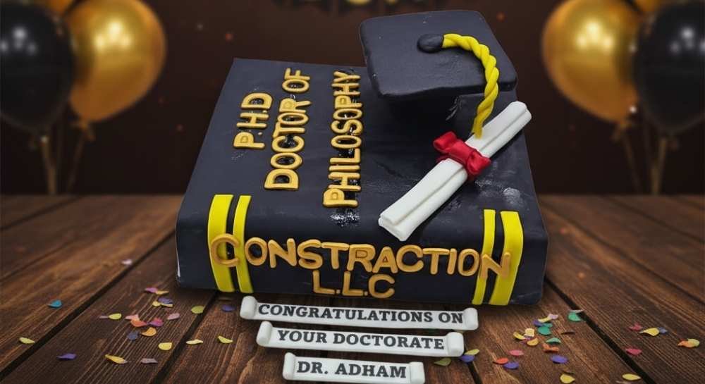Graduation Book Cake
