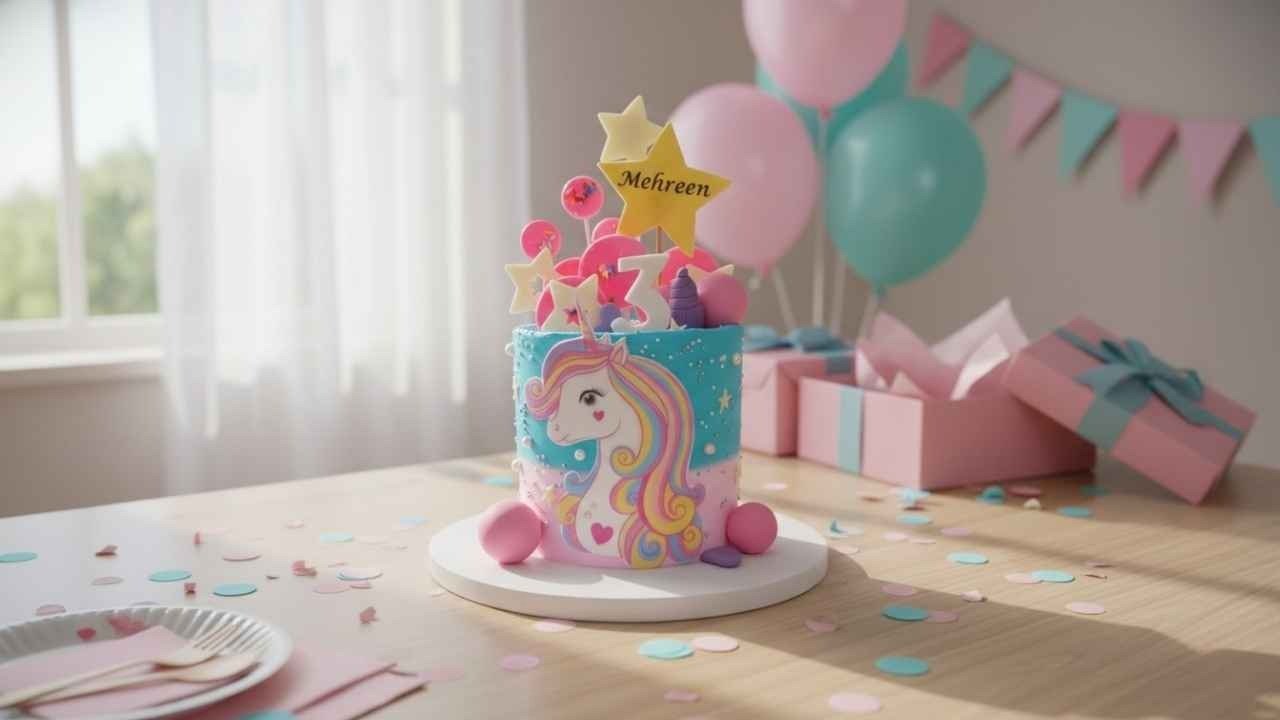 MAGICAL Unicorn Cake
