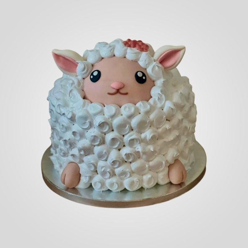 Fluffy Lamb Cake Fluffy Lamb Cake