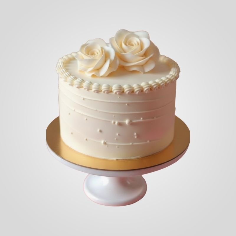 Classic Rose Pearl Cake Classic Rose Pearl Cake