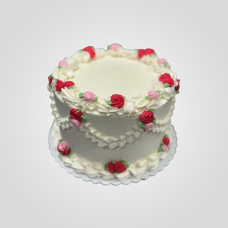 Vintage Ruffle Swag Cake Vintage Ruffle Swag Cake