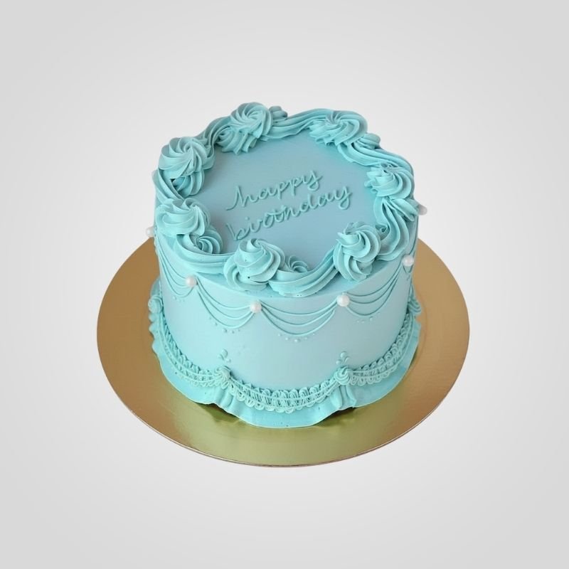 vintage piped cake vintage piped cake