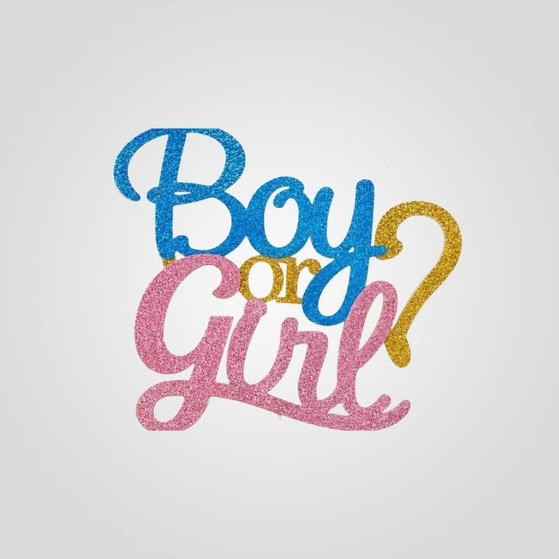 Boy Or Girl Topper Cake