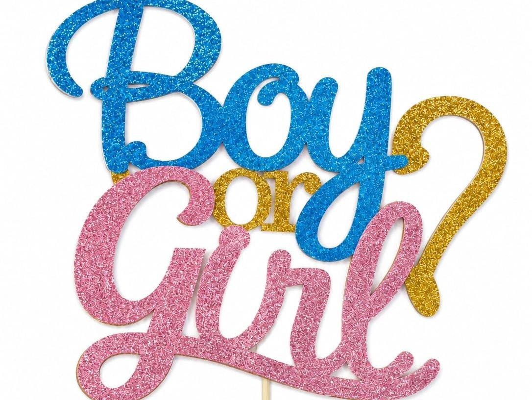 Boy Or Girl Topper Cake