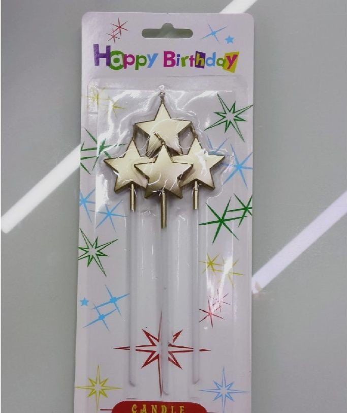 Gold Star Candles