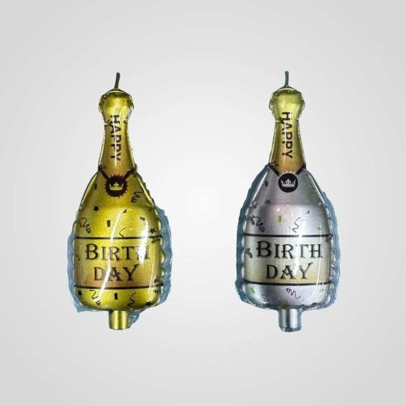 Happy Birthday Bottle Candle